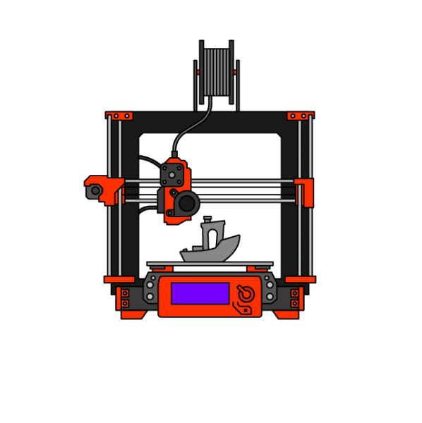 3D Druck Icon Bild