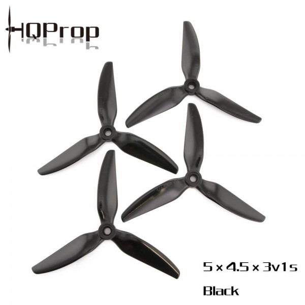 HQProp 5 Zoll Propeller DP 5x4.5x3 V1S schwarz