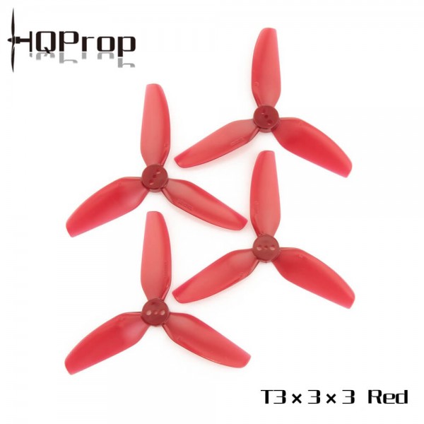 HQProp 3 Zoll Propeller T3x3x3 rot