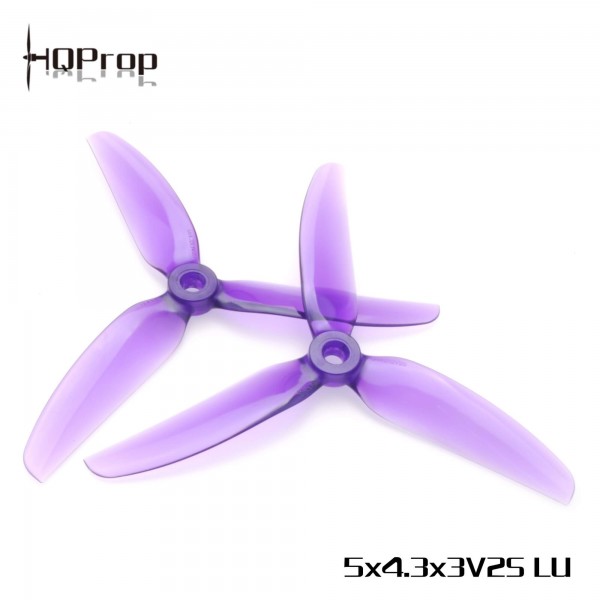 HQProp 5 Zoll Propeller 5x4.3x3 V2S Freestyle Lila
